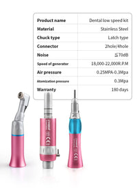 Professional Dental Handpiece Kit with LED and Water Spray