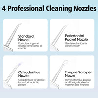 Portable Cordless Water Dental Flosser for Deep Teeth Cleaning