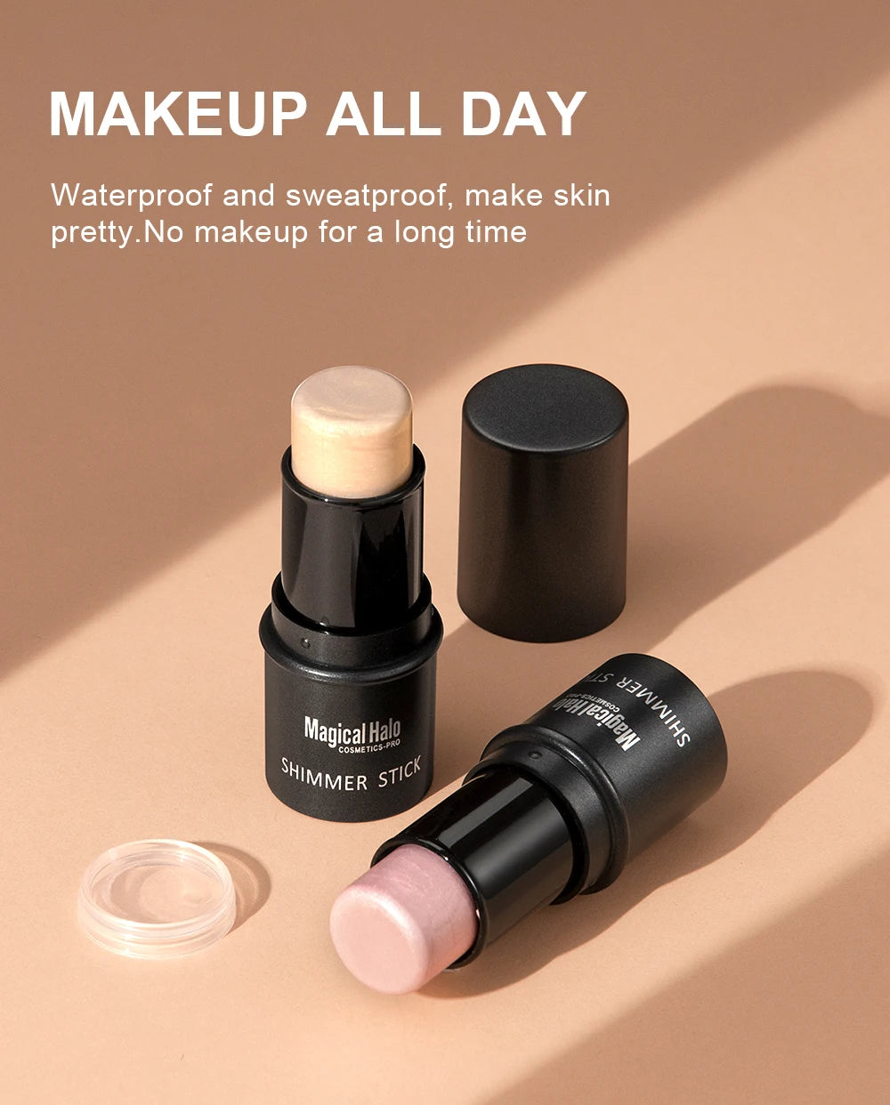 Creamy Face Highlighter and Contour Shimmer Stick - 9