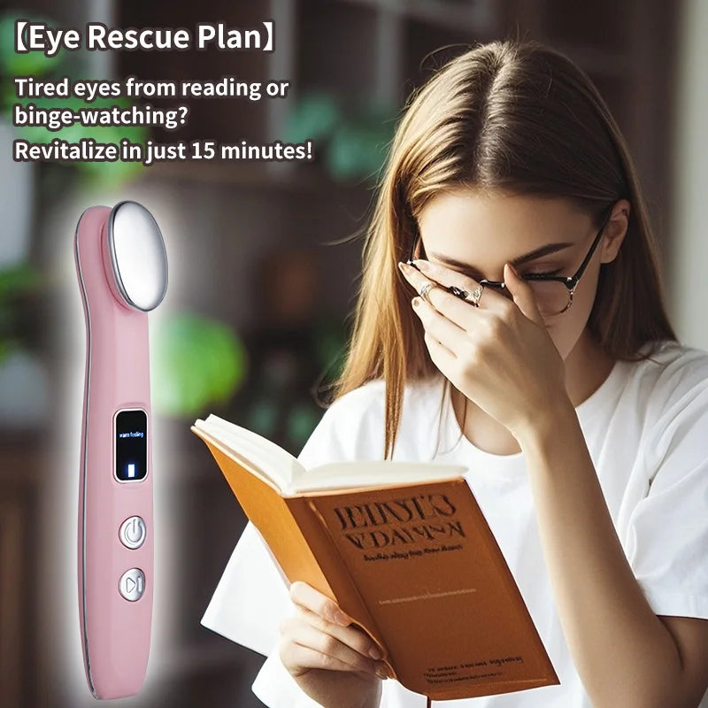 Heated Eye Massage Wand for Dark Circles and Puffiness - 4