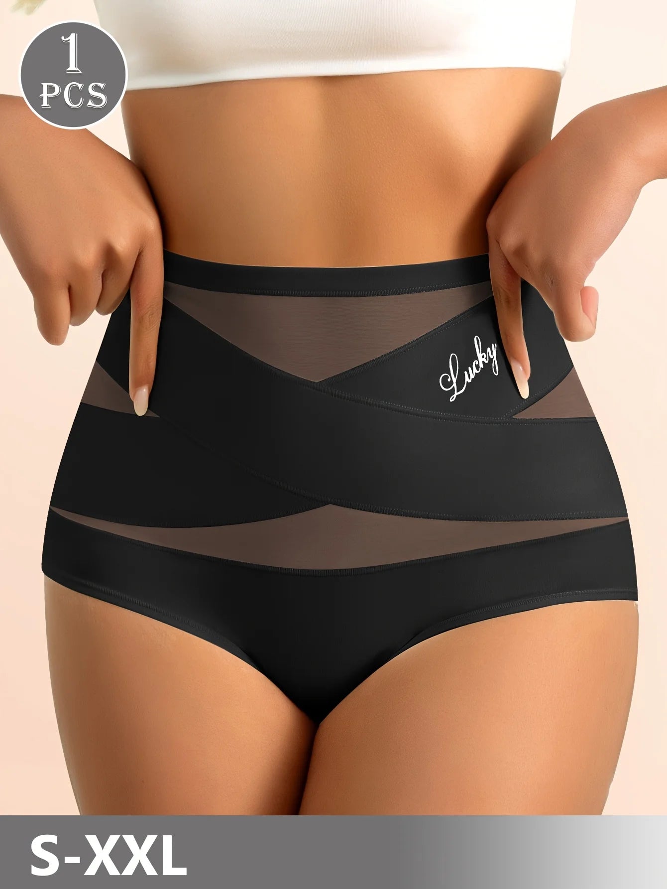 High-Waist Tummy Control Seamless Shaping Panties - 13