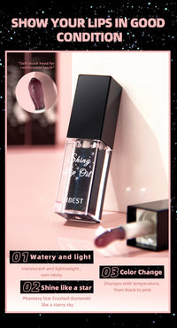 Color-Changing Temperature Sensitive Mirror Lip Gloss