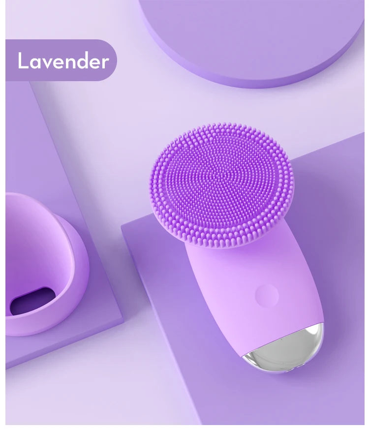 Electric Silicone Facial Cleansing Brush for Pore Cleaning - 17