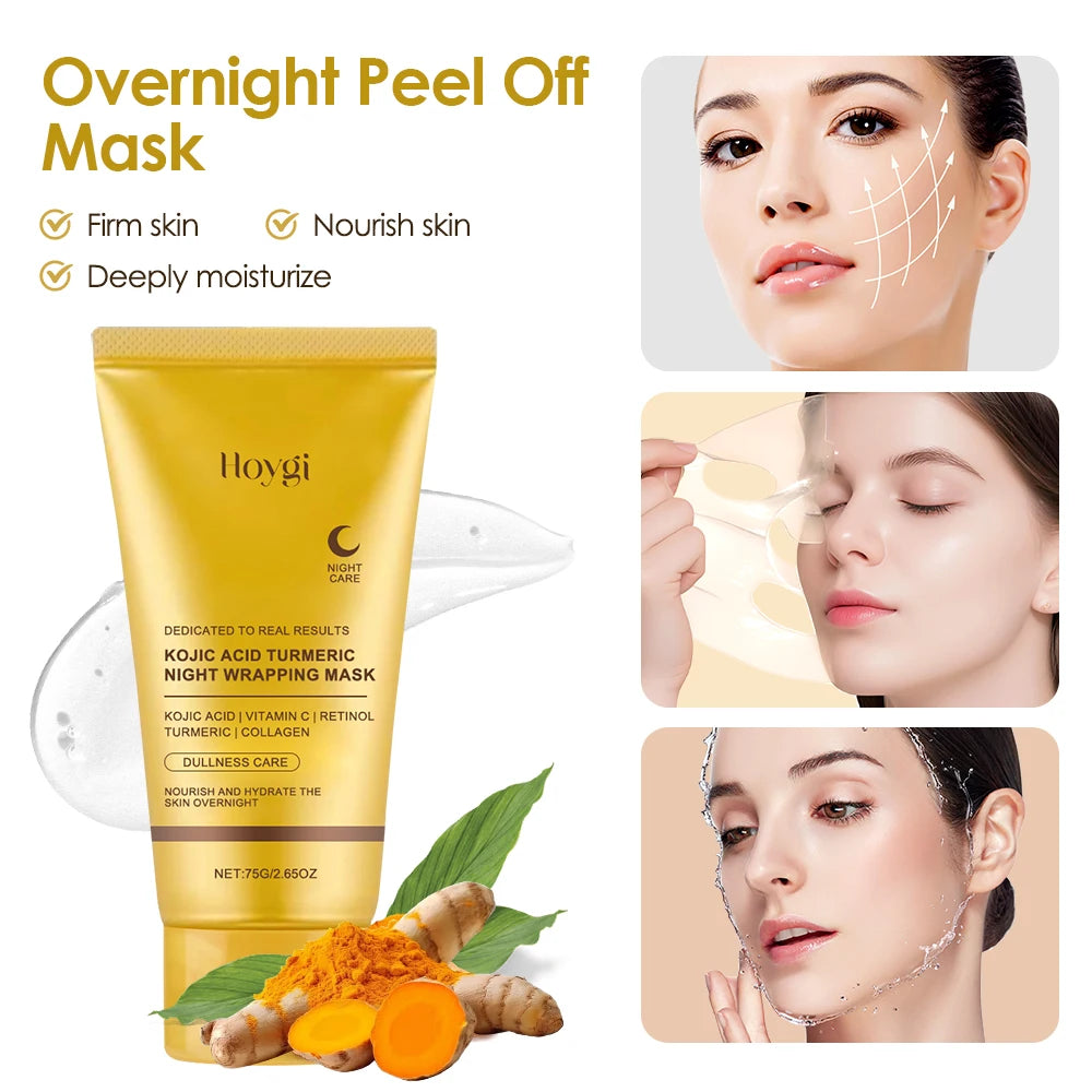Collagen & Turmeric Radiance Peel-Off Facial Mask Set - 5