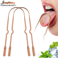 Professional Metal Tongue Scraper for Fresh Breath