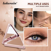 Matte Bronzer Powder for Face Contouring and Shading