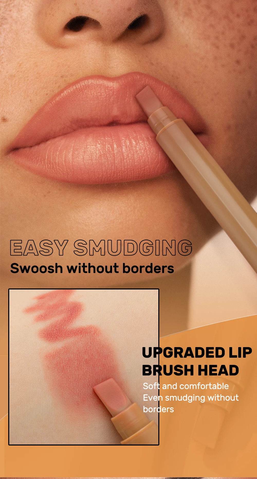 2-in-1 Matte Lip Liner and Precision Blending Brush - 14