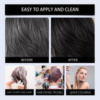 Instant Temporary Black Hair Color Spray for Roots and Styling