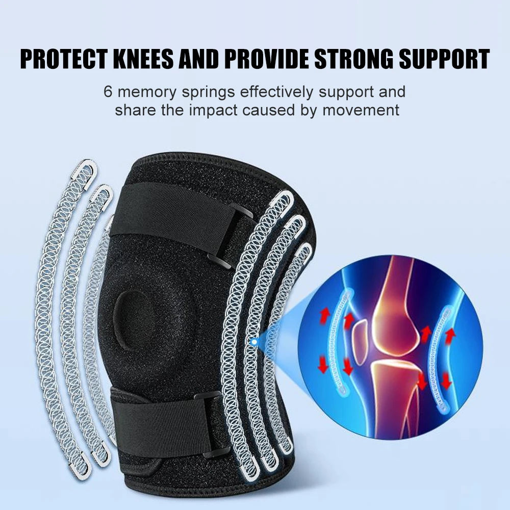 Adjustable Plus Size Knee Brace for Joint Pain Relief - 12