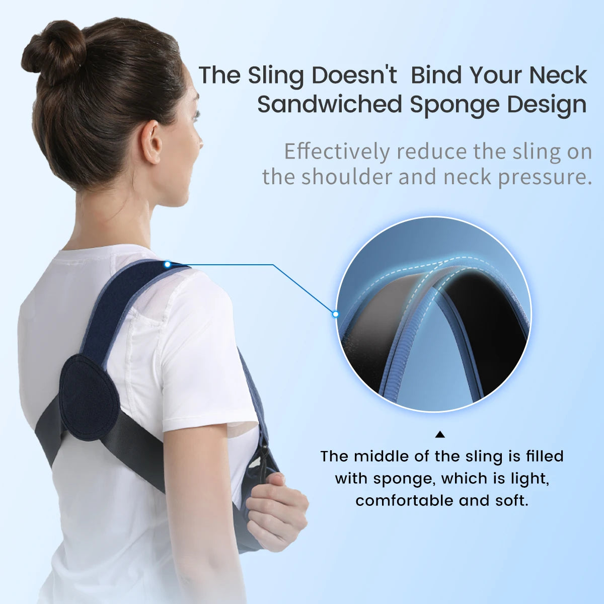 Adjustable Arm Sling for Shoulder and Elbow Injury Recovery - 14