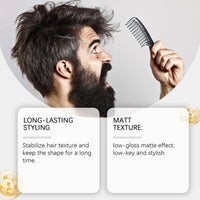 Matte Finish Strong Hold Hair Styling Clay for Men