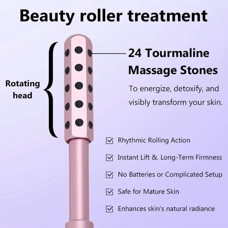 Germanium Facial Massage Roller for Skin Tightening - 5
