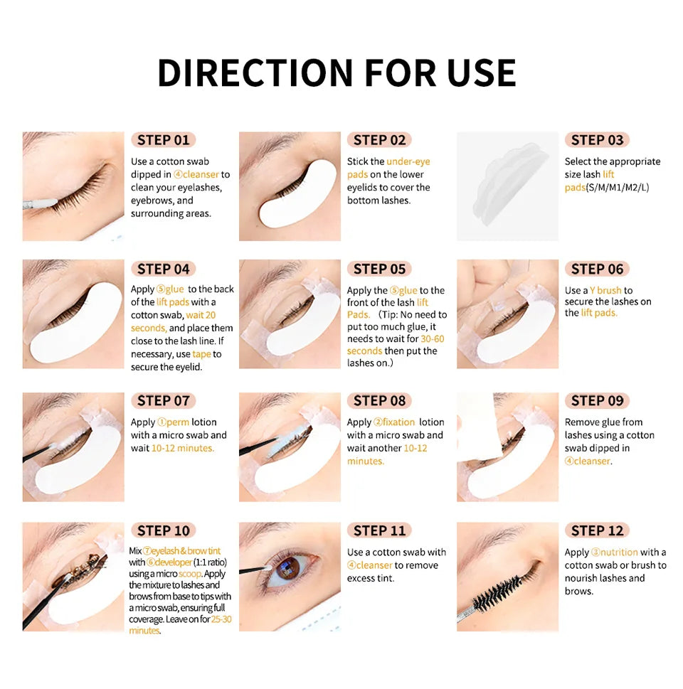 Professional Lash and Brow Lift and Tint Kit - 13