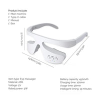 3D Red Light Eye Massager for Eye Strain and Fatigue