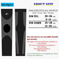 UV Protection Cooling Arm Compression Sleeves