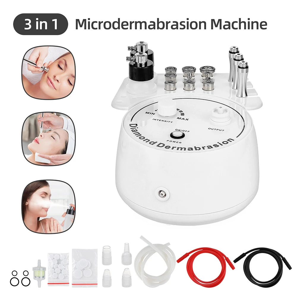 3-in-1 Professional Diamond Microdermabrasion Facial Machine - 8