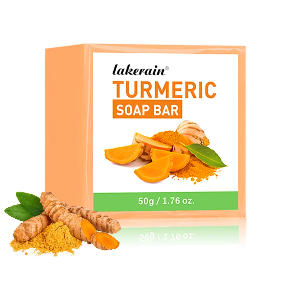 Brightening Turmeric Soap Bar for Face and Body - 1