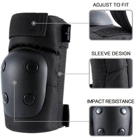 6-Piece Protective Knee, Elbow, and Wrist Pad Set