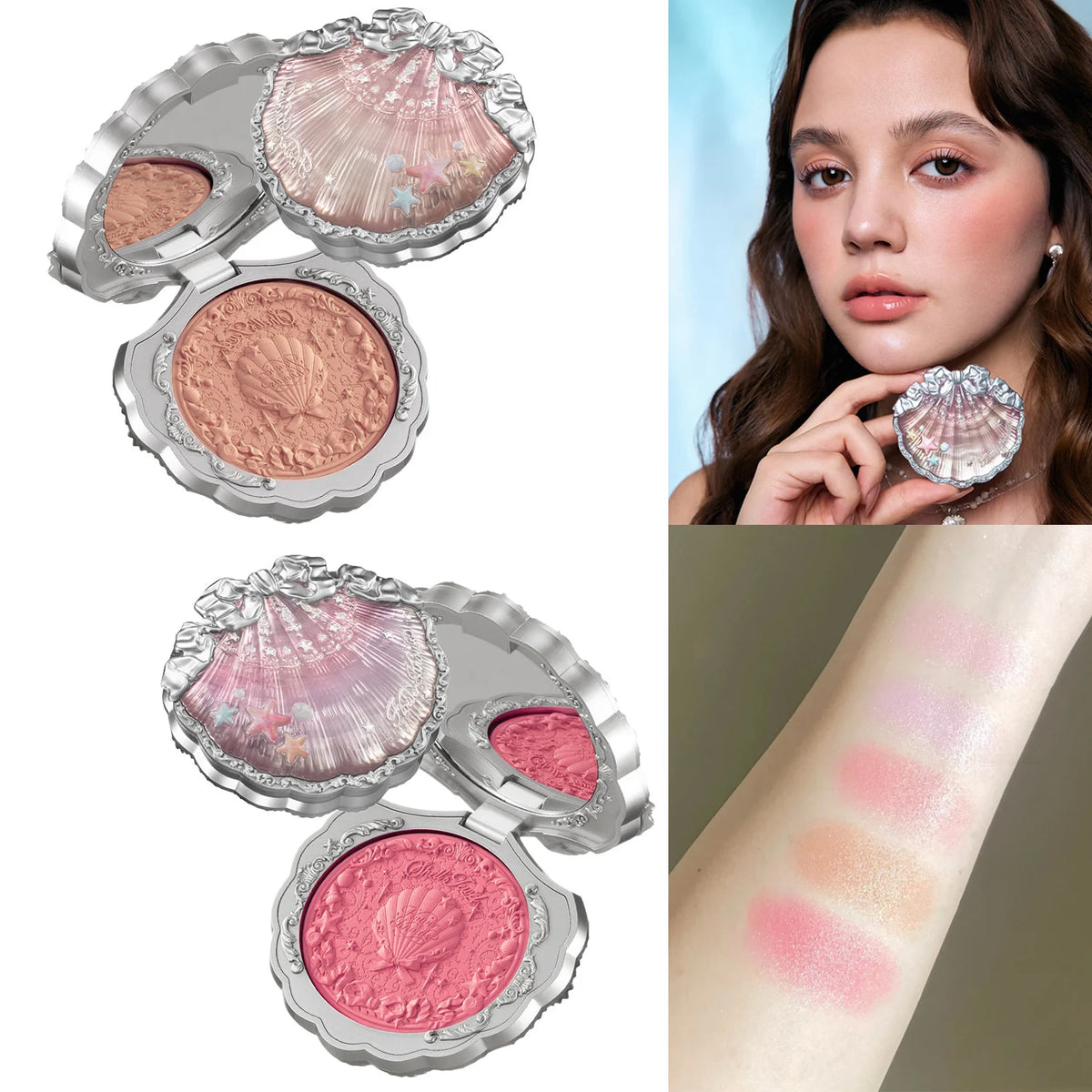 Velvet Silk Satin Powder Blush for a Radiant Face Glow