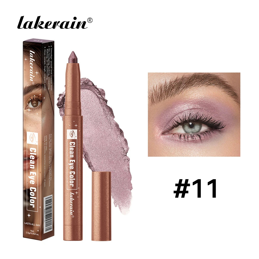 Waterproof Shimmer Eyeliner Pencil for Brightened Eyes - 46