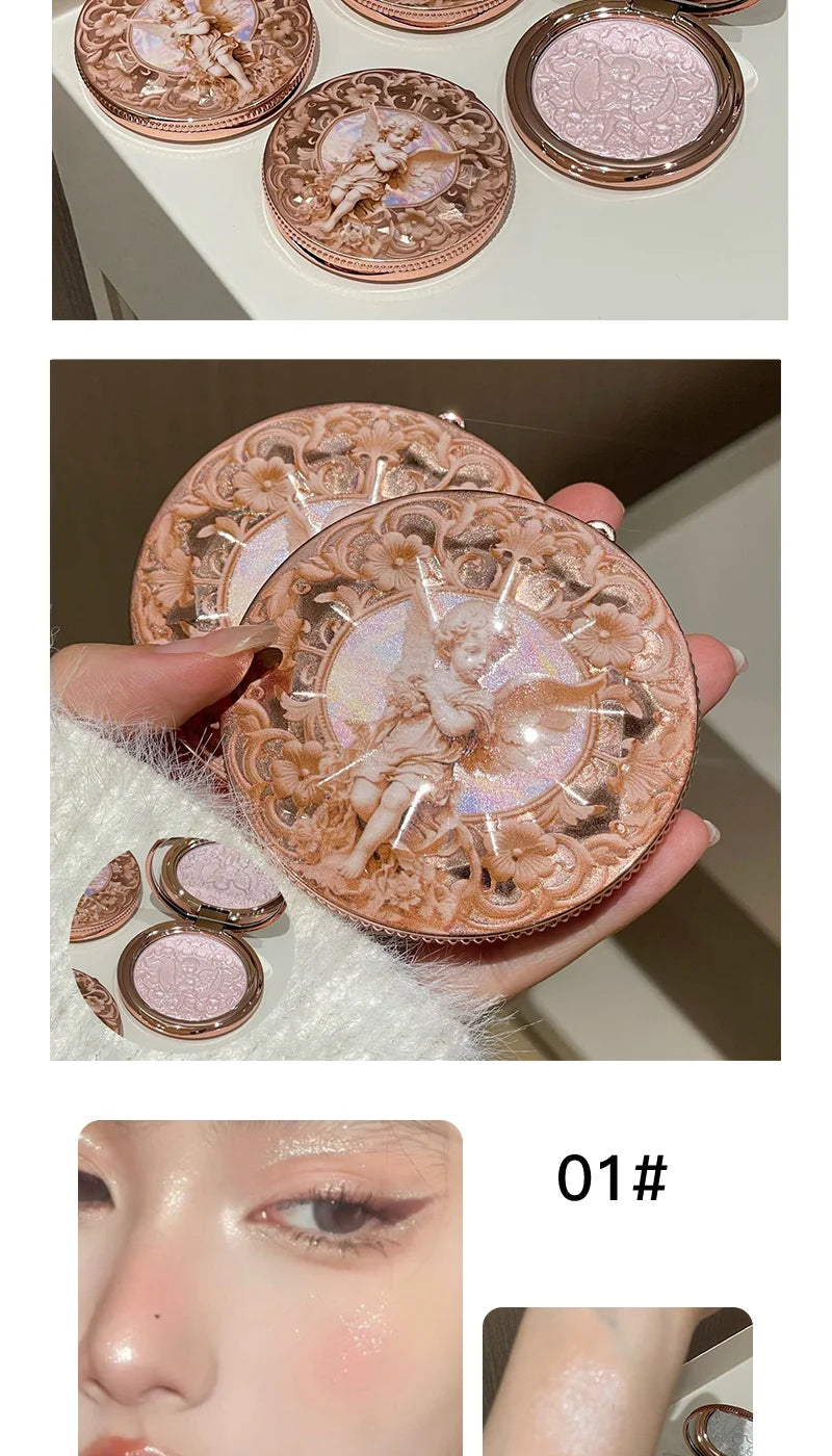 Little Angel Pearl Glow Highlighter Palette - 10