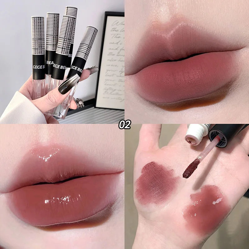 Dual-Ended Water-Matte Lip Tint and Gloss - 24