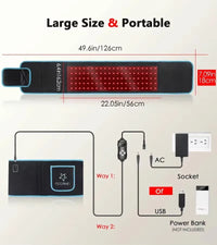 Red Light Therapy Belt for Targeted Pain Relief and Recovery