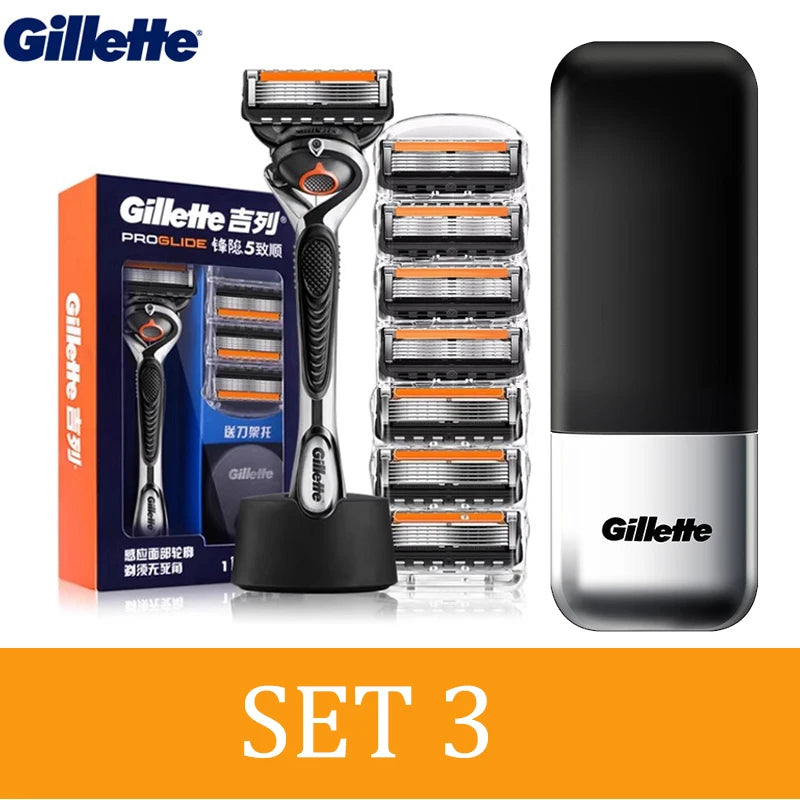 5-Blade Precision Men's Shaving Razor with Flexball Tech - 22