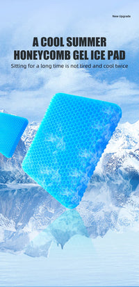 Breathable Honeycomb Gel Seat Cushion for Car and Office