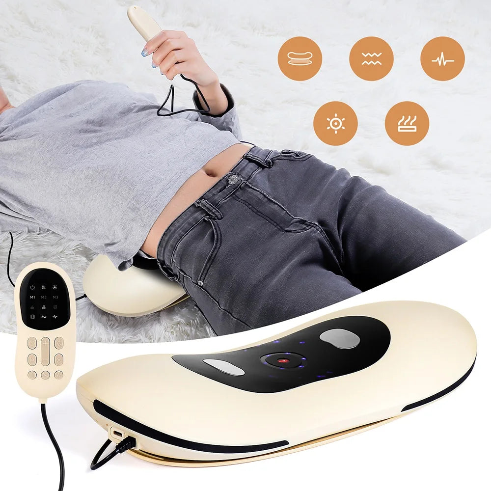 Electric Lumbar Traction Massager for Back Pain Relief - 9