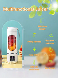 Portable USB Rechargeable Mini Blender with Digital Display