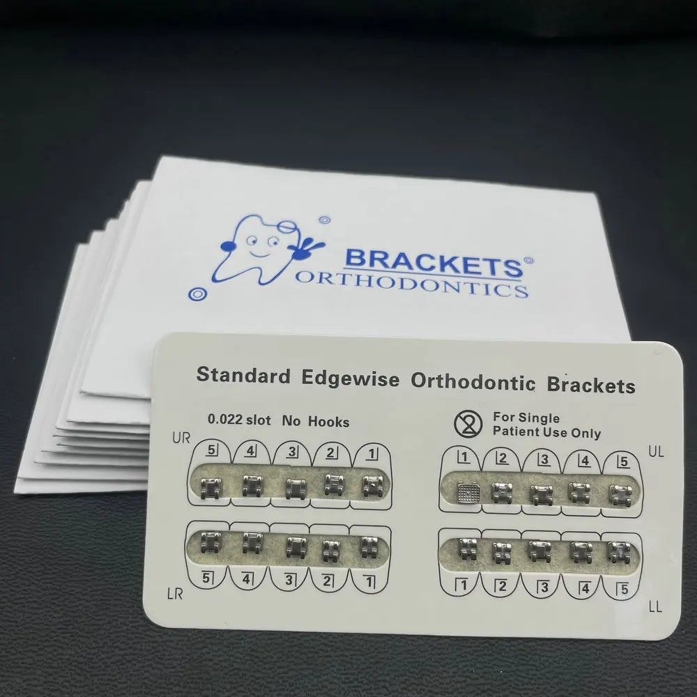 Professional Metal Orthodontic Dental Brackets Set - 20