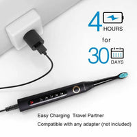 Sonic Electric Toothbrush with Travel Case and Replacement Heads