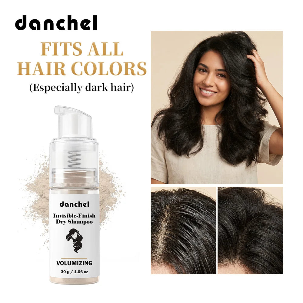 Volumizing Invisible Dry Shampoo Powder for Greasy Hair - 1
