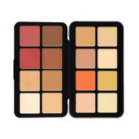 12-Color Creamy Blush and Contour Palette