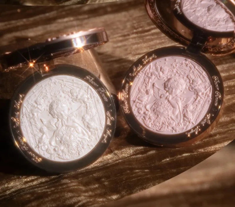 Embossed Shimmering Highlighter Face Powder - 23