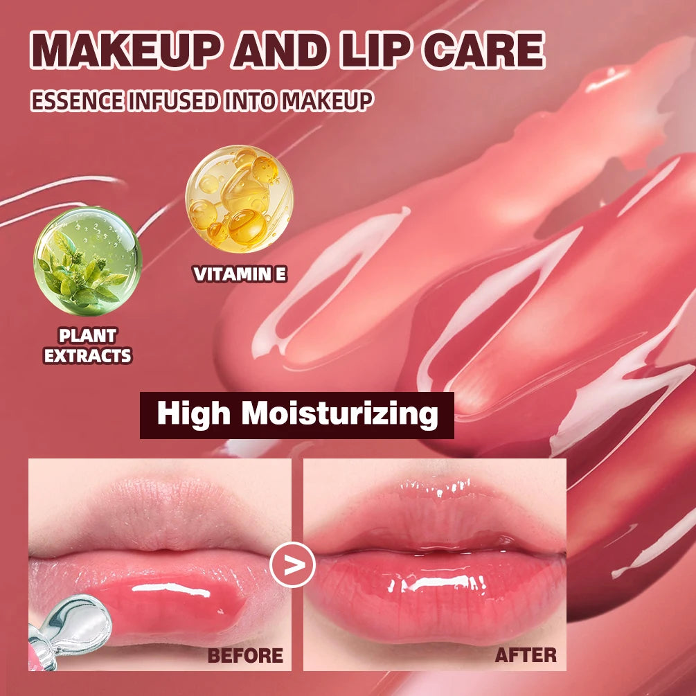 Watery Crystal Jelly Tinted Lip Serum for Hydrated Glossy Lips - 4