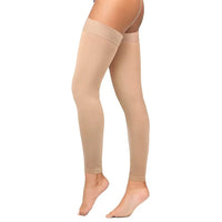 Thigh-High Footless Compression Sleeves for Leg Pain Relief