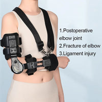 Adjustable Hinged Elbow Support Brace for Injury Recovery