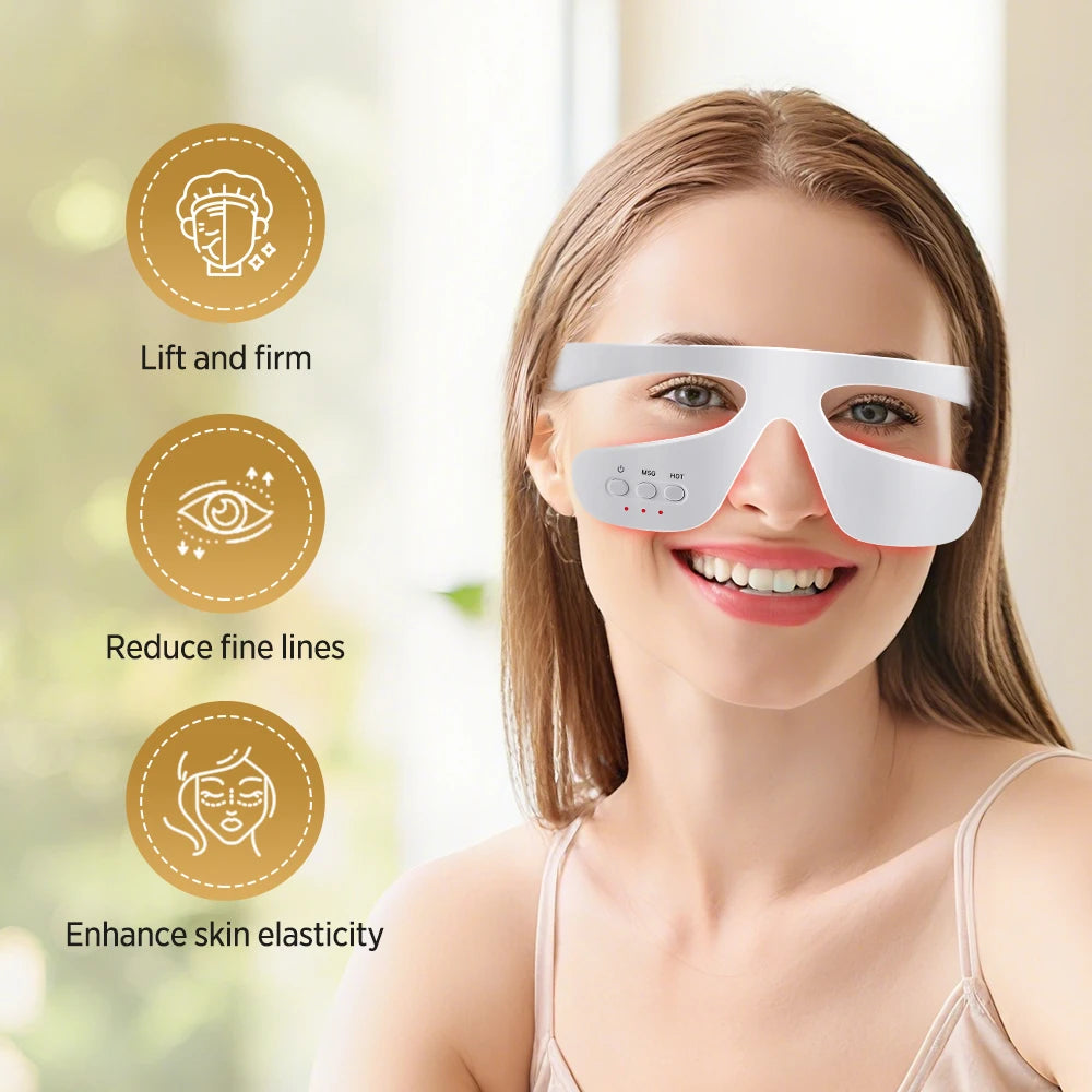 3D Red Light Therapy Eye Massager for Fatigue and Dark Circles - 19