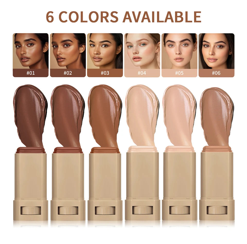 Serum Boosted Skin Tint Foundation Stick for Radiant Coverage - 8
