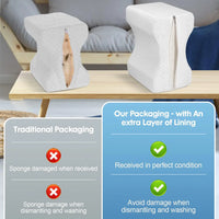 Memory Foam Knee Pillow for Side Sleepers