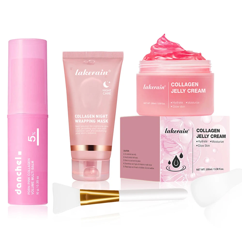 4-Piece Collagen Skincare Set for Radiant Hydrated Skin - 48