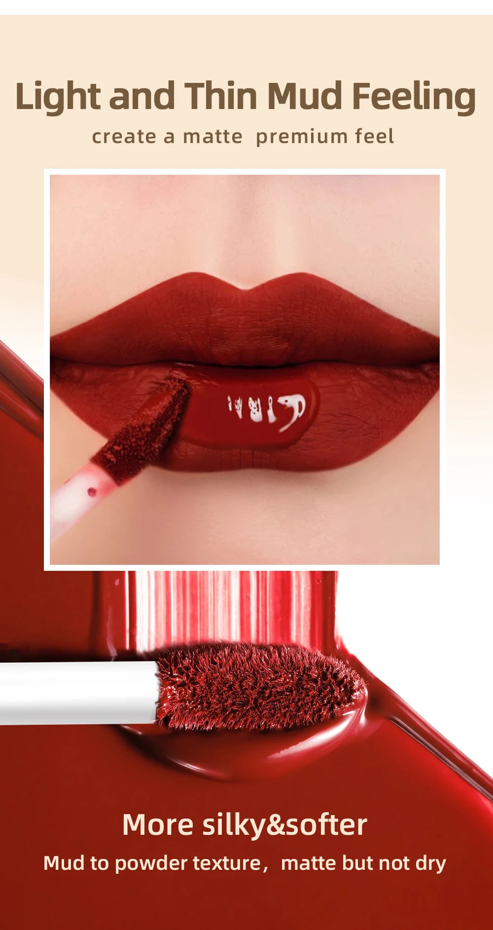 Long-Lasting Waterproof Velvet Matte Liquid Lipstick - 9