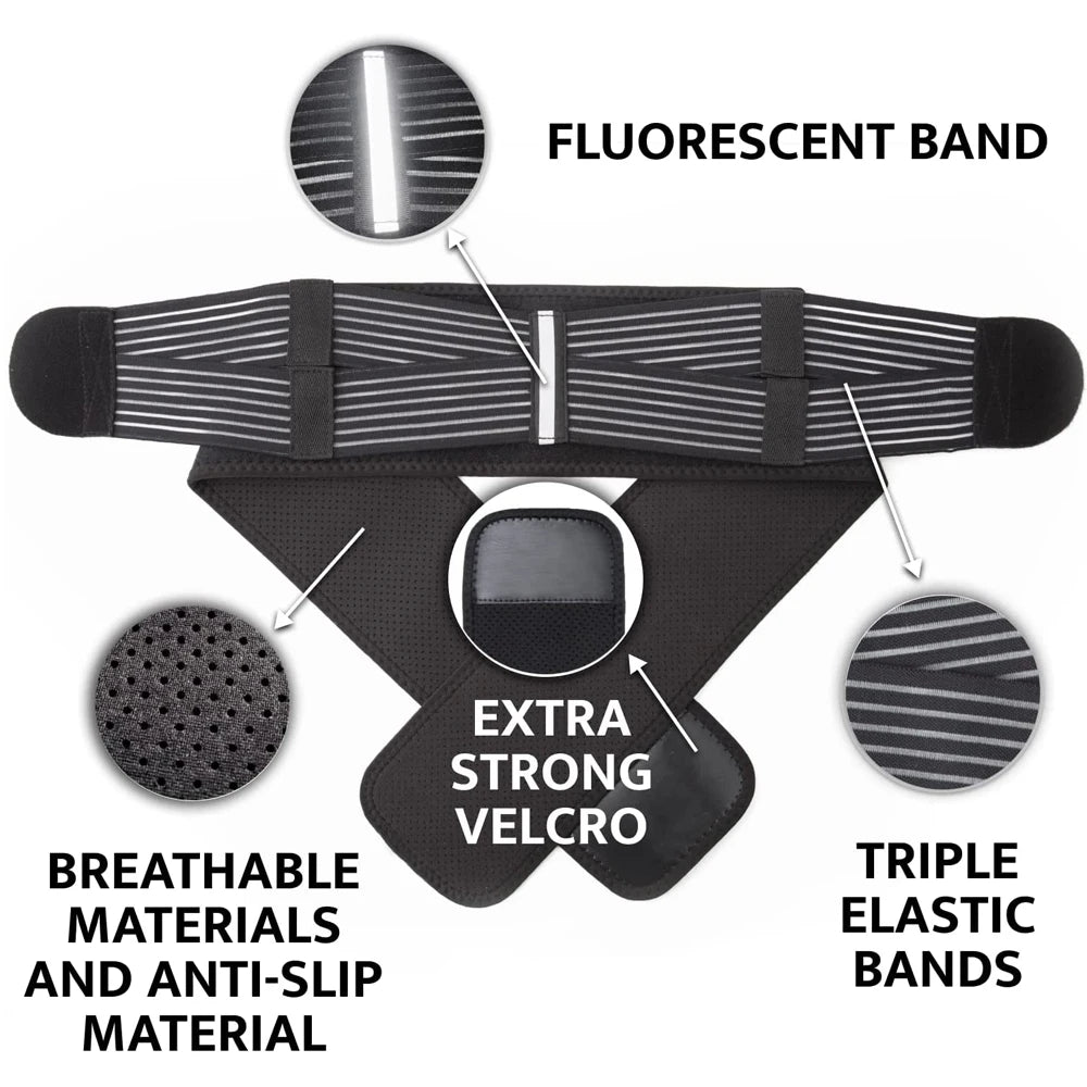 Adjustable Sacroiliac Hip Brace for Lower Back and Sciatica Pain - 2