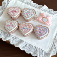 Embossed Heart Matte Blush Powder for Natural Glow