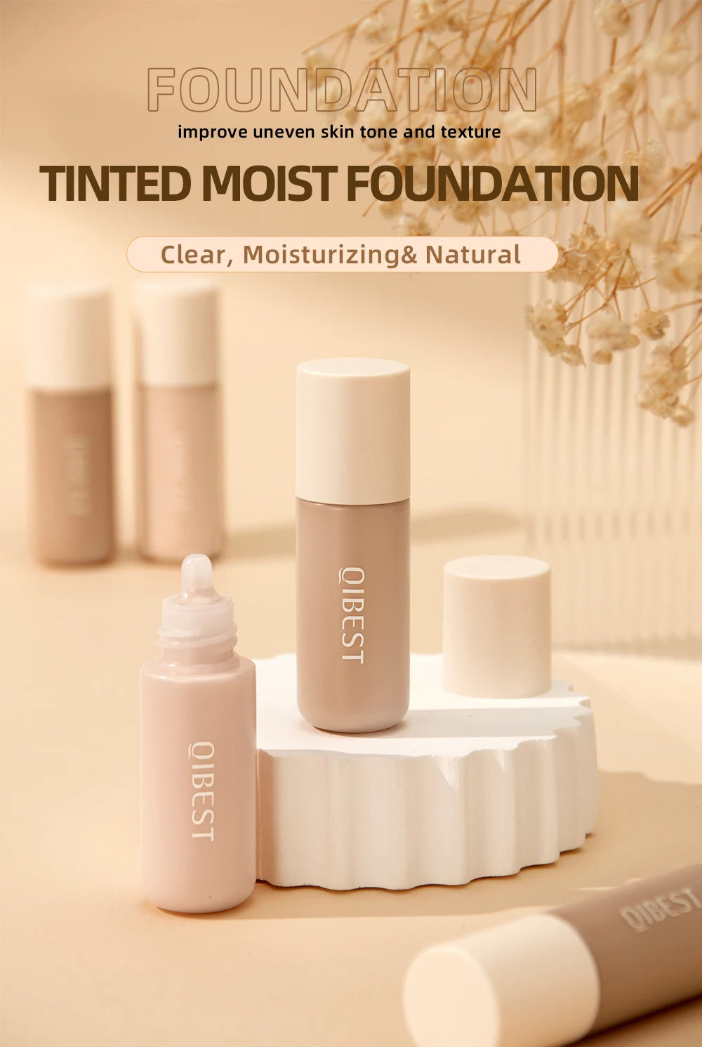 Waterproof Full Coverage Liquid Foundation - 7
