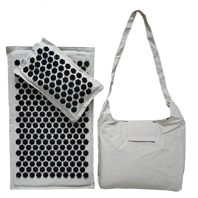 Acupressure Massage Mat and Pillow Set for Muscle Relief - 42