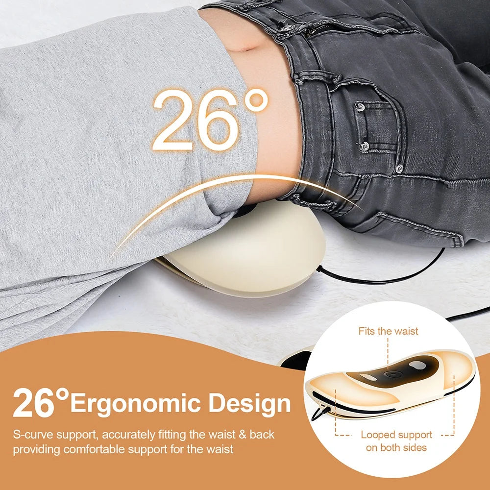 Electric Lumbar Traction Massager for Back Pain Relief - 4