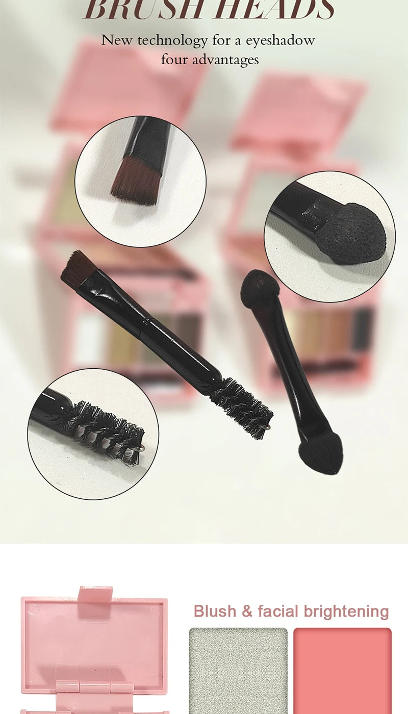 All-in-One Portable Makeup Palette for Travel and Daily Use - 11